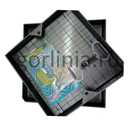 Люк Проспект-В 500*500 под тротуарную плитку вынимаемый